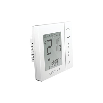 Regulator temperatury SALUS VS10WRF bezprzewodowy Zigbee z wyświetlaczem, montaż podtynkowy