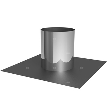 Przejście dachowe wysokość 600mm bez kołnierza, fi100mm