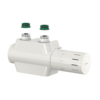 Zestaw podłączeniowy do grzejników dekoracyjnych FLAMCO MEIBES przyłącze grzejnikowe h do grzejników dolnozasilanych Biały (9016)