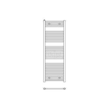 Grzejnik drabinkowy KERMI B20, 1502/490mm, kolor Biały, moc 663W