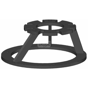 Stopa podporowa stal, przył. DN 65 dł.450mm szer.450mm WILO