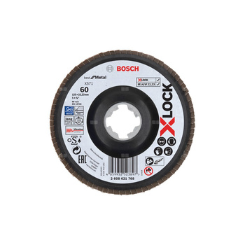Tarcza listkowa FLAP DISC X-LOCK,BFM,125,G60