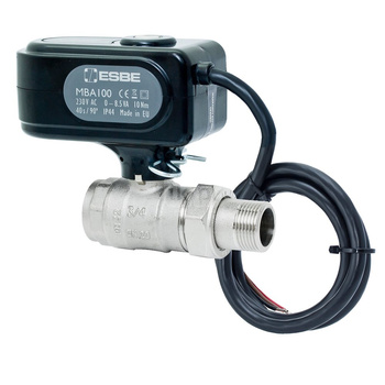 MBA124 zawór kulowy z napędem elektrycznym, DN20 KVS-45 G3/4