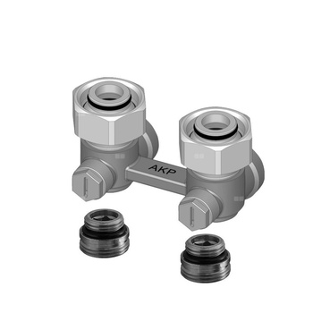 H-połączenie śrubowe, dla systemy 2-rurowe