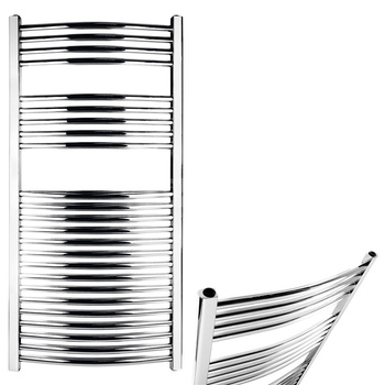 Grzejnik łazienkowy typ 600x1600 łuk chrom