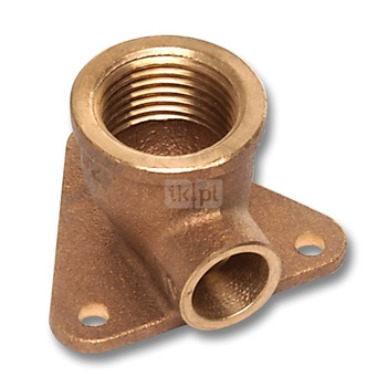 Kolano 90' SANHA 4471G, miedź, 12 mm x 3/8'' (lut wewnętrzny x GW)