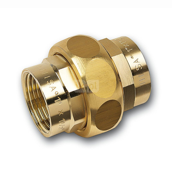 Śrubunek SANHA PURAFIT ze stożkiem trzyczęściowy, miedź, 1 1/2'' (GW)