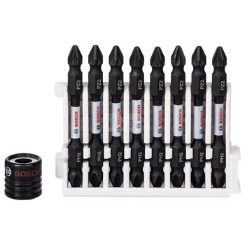 9-częściowy zestaw końcówek wkręcających Impact Control PH2 / PZ2