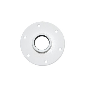 Pokrywa flanszy metalowa 125 mm z mufą 5/4" - 6 otworów