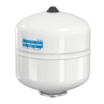 Naczynie wzbiorcze wiszące FLAMCO MEIBES Flofix, pojemność 18 l 4-, 10 bar / 120'C fi3/4'', kolor biały, do instalacji  C.W.U.
