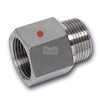 Nypel SANHA NiroTherm, stal nierdzewna, 3/4'' (GZ x GW)