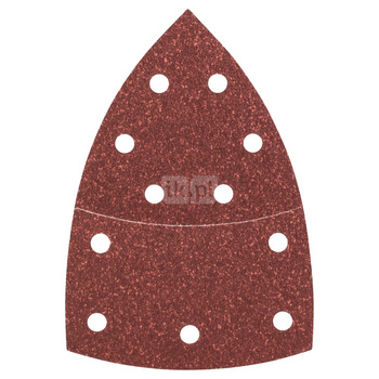 10-częściowy zestaw papierów ściernych do szlifierek uniwersalnych K = 80