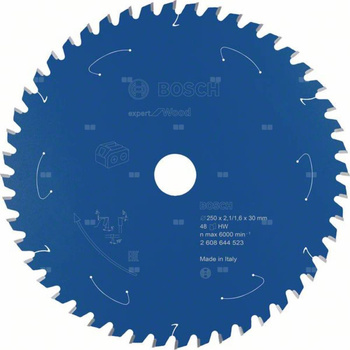 Ostrze do piły tarczowej bezprzewodowej Expert for Wood 250 x 2,1 / 1,6 x 30 T48