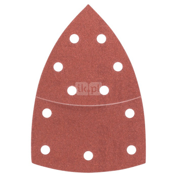 10-częściowy zestaw papierów ściernych do szlifierek uniwersalnych K =180