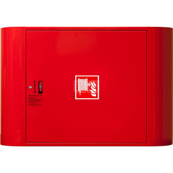 Hydrant DN 25 FIT zawieszany, z dwoma ćwierćwałkami, wąż 30 m, zamek patent, RAL 3000