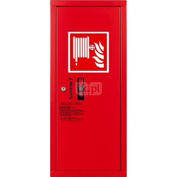 Hydrant DN 25 zawieszany boczny, wąż 30 m, zamek patent, RAL 3000 prawy