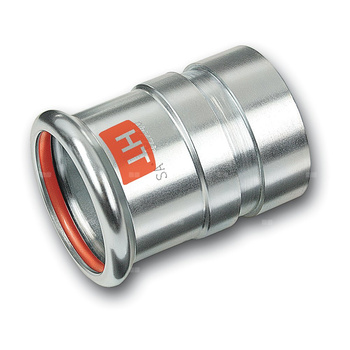 Nypel Concept By SANHA Therm Industry, stal (cynk/nikiel), 35 mm x 42,4 mm (zw x GW)