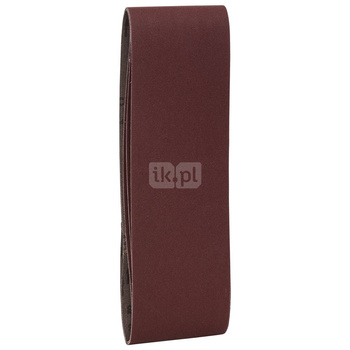 3-częściowy zestaw taśm szlifierskich do szlifierek taśmowych, wersja czerwona K = 150