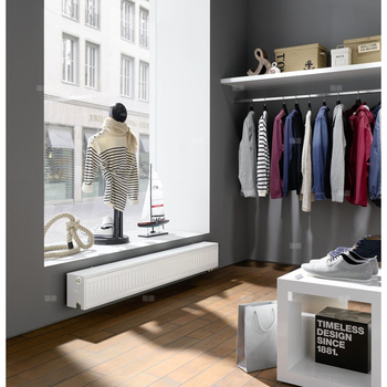 Grzejnik płytowy typ 12 KERMI X2 Profil-V, prawy, z osłonami wym. 750 x 400 mm, kolor biały, moc 590 W