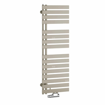 Grzejnik G.ła.Kermi®Credo®Half®flat-E,1800x450x37, max.P800, srebro bł.,FKS biały,lew.EU,SKI