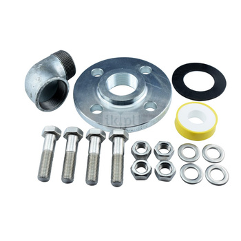 Kolano żeliwo, przył. DN 40 dł.220mm szer.150mm Rexa CUT WILO