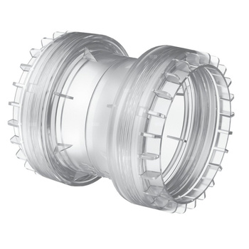 Złączka (2691), fi80 do połączenia dwóch przewodów elastycznych, PP transparentna