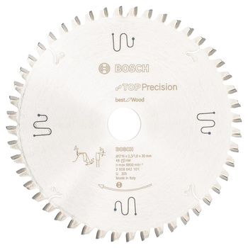 Tarcza pilarska Top Precision Best for Wood TOPPREC WOOD/S-M 216X30X2.3/1.8 48Z ATB