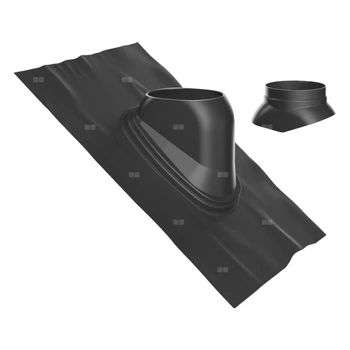 Płyta dachowa (2512), 35-55st. fi125 tworzywo polimerowe PP, czarna