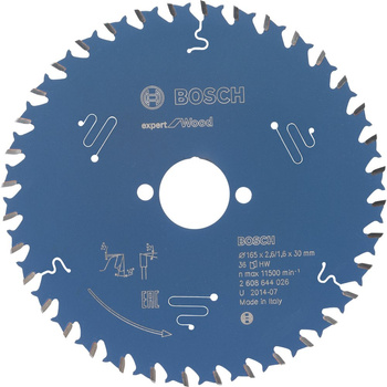 Tarcza pilarska Expert for Wood KSB EXPERT FOR WOOD 165X30X2,6 36T