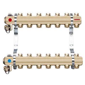 Rozdzielacz 5-drogowy z zaworami odcinającymi obwody, standard