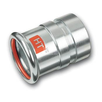 Nypel SANHA Therm Industry, Stal 28 mm x 33,7 mm, (ZW x GW)