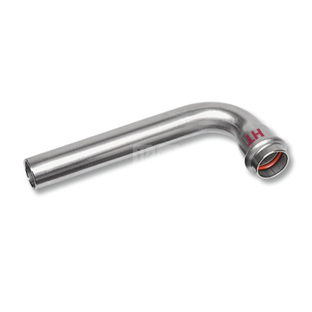 Łuk 90' SANHA NiroSan Press Industry długi, stal nierdzewna, 28 mm (zw x zz)