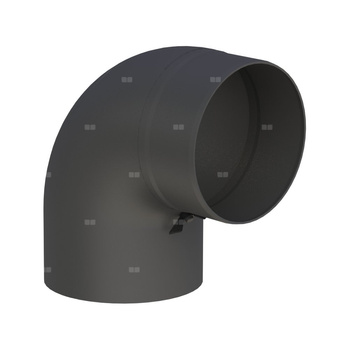 Kolano łukowe 90st. fi150mm, kolor czarny