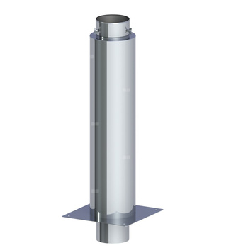 Izolowane przedłużenie komina dymowegofi 130mm L=850mm fi 130mm L=850mm