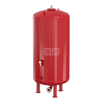Naczynie wzbiorcze stojące FLAMCO MEIBES Flexcon M, pojemność 8000 l 6-, 10 bar / 120'C fiDN 100, kolor czerwony, do instalacji