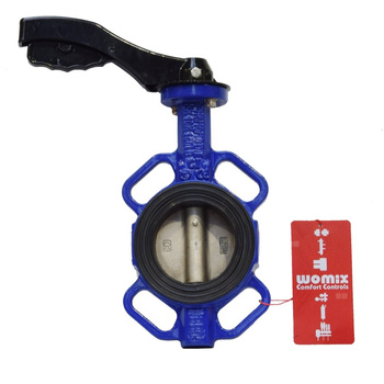 Przepustnica międzykołnierzowa Concept by Womix z rączką CX100S, dysk nierdzewny