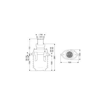 Separator tłuszczu EasyClean ground GW Standard NS7 170B
