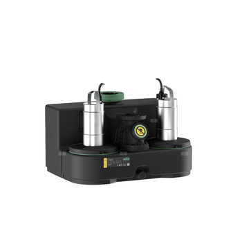 Wilo-DrainLift SANI-L.12/M523/4C-EF hermetyczna pompownia ścieków, swobodny przelot kuli 44 mm