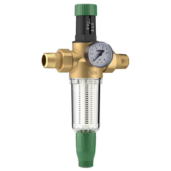 Filtr HERZ do wody zimnej z reduktorem ciśnienia, DN15