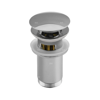 Zestaw odpływowy do umywalki PERFEXIM SPPMK00OW chromowany 2 3/4'', przycisk duży okrągły wypukły