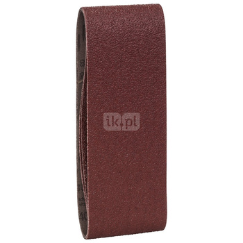 3-częściowy zestaw taśm szlifierskich do szlifierek taśmowych, wersja czerwona K = 40