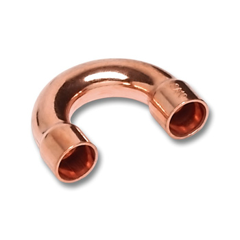 Łuk 180' SANHA 5060, miedź, 12 mm (lut wewnętrzny x lut wewnętrzny)