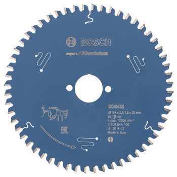 Tarcza pilarska Expert for Aluminium KSB EXPERT FOR ALUMINUM 184X30X2,6 56T
