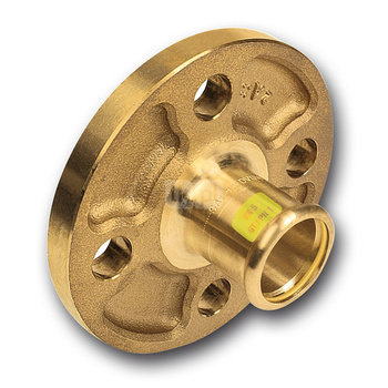 Złącze SANHA Press Gas redukcja, miedź, 42 mm x DN 40 (zw x kołnierz)