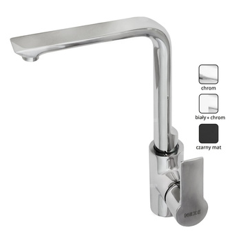 84405 Bateria WEGA zlewozmywakowa stojąca biała głowica 35