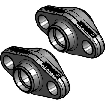 Zestaw kołnierzy 3/8 in NPT