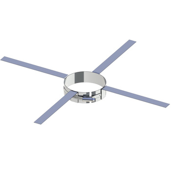 Obejma mocująca dachowa JEREMIAS FU40 stal nierdzewna fi 160 mm