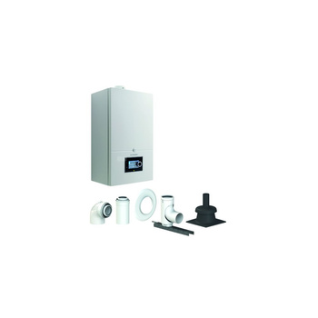 Pakiet - Kocioł gazowy jednofunkcyjny DE DIETRICH Virtuens Smart 32 kondensacyjny wiszący 3.7 - 34.9 kW + Zestaw powietrzno-spalinowy szachtowyBazowy PP/Alu fi 60/100 na fi 80