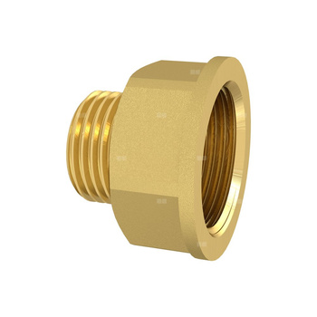 Redukcja mufowo-nyplowa skręcana, GW/GZ 2x1½ mosiądz