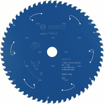 Ostrze do piły tarczowej Expert for Wood do pił bezprzewodowych 305 x 2,2/1,6 x 30 T60